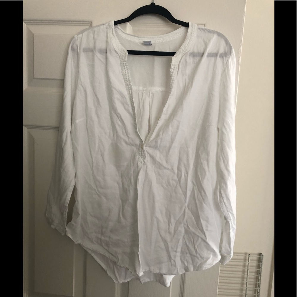 White old navy tunic
